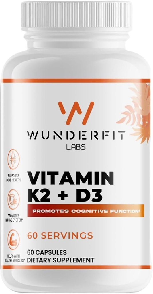 K2 + D3, Capsules, 60 Hizmet