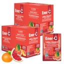 Ener-C Tangerine & Grapetre Multivitamin İçecek Mix, 1000 mg C, Non-GMO, Vegan, Real Fruit Juices, Natural Immunity Support, Electrolytes, Gluten Free, 2Packs 30 (60 Kont)