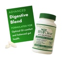 IBS Support - Vitamin D, Psyllium Husk, Fennel - 180 Capsules - 3 Month Supply