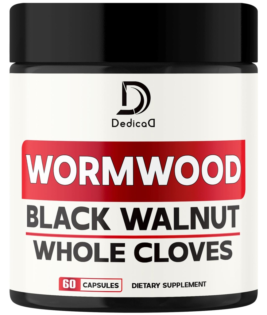12in1 κάψουλες Wormwood Black Walnut Cloves, Ginger, Turmeric Curcumin & Black Pepper - ανοσοποιητικό σύστημα - 60 κάψουλες