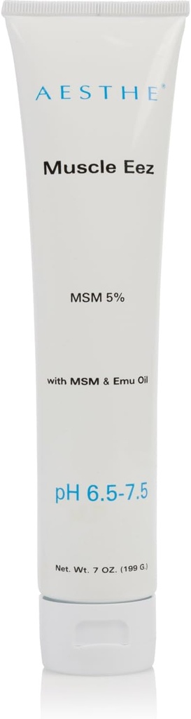 Aesthe Muscle EEZ Joint & Muscle Recovery Gel - Soothing Gel, 5 MSM & Emu Oil for Wellness - Natural Botanical Formula with Aloe Vera - Treatment Gel for Muscles, Commons, Strains - 7 oz