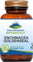 Echinacea Goldenseal Capsules - Kosher Vegan Caps with 450 mg Organik Echinacea Goldenseal Kompleksi