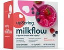 UpSpring Milkflow Electrolyte Breastfeeding Supplement Drink Mix with Fenugreek | Berry Flavor | Lactation Supplement to Support Breast Milk Supply & Restore Electrolytes | 16 Drink Mixes