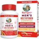 MaryRuth Organics Men's Multivitamin Gummies | Vegan Vitaminleri Immune Support | Non-GMO & Gluten Free | 0g Sugar Per | 60 Count Count