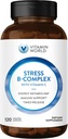 Dünya Stres Vitamini C ile Kompleks Vitamini, Zamanlı Yüksek Lisans Vitamini B6, B12, Niacin, Folate & Biotin for Stress, Energy, Metabolism & Immune Support, Non-GMO, 120 Caplets
