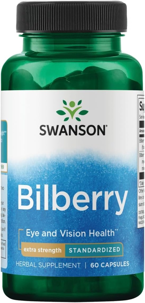 Swanson Ekstra-Strength Bilberry (Standartized) 100 Milligram
