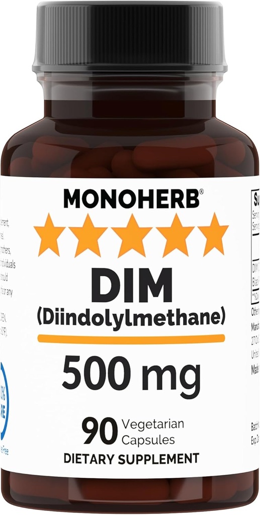 MONOHERB DIM Diindolylmethane 500 mg - 90 Capsules