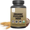 Organik Psyllium Husk Capsules 750 mg, Gut Health için Doğal Fiber Supplement* - Psyllium Husk Toz, Zealthy Life, 250 Capsules