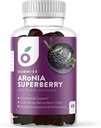 Aronia SuperBerry Gummies, Daily Immune Support, Rich in Antioksis, Better Than Elderberry, Great Tasting Natural Berry Flavor, 60 (30 Day Supply) (SuperBerry)