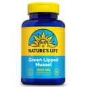 Nature's Life Green Lipped Mussel 1500 mg - Yeni Zelanda Yeşil Lipped Mussel Supplement ile Doğal Occurring Omega 3 Fatty Acids - 60-Day Garanti, Lab TY - 30 Hizmet, 90 Capsules