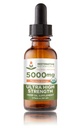 Ultra High Strength Hemp Oil Drops 5000 mg Mandarin Orange Flavor (2 oz - 120 Hizmet) USDA sertifikalı Organik, Calming Relief Supplement