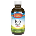 Carlson - B-6 Sıvı, B-6, Enerji Üretimi, Kalp Sağlığı, Berry Lemonade Flavor, 120 mL (4 Fl Oz)