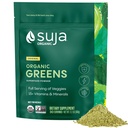 Suja Organic Greens Powder Probiotic Blend, Spirulina, Daily Superfood Drink or Smoothie Mix for Immune Support, Digestion, & Energy, Vegan, Gluten Free, Non GMO, 30 Μερίδες