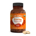 Four Sigmatic Focus Capsules | Lion's Mane Supplement Capsules | Brain Boosting Kompleks with Ashwagandha, Bacopa Monnieri & Rhodiola | Vegan Nootropic Adaptogen & Mushroom Supplement | 30 Servisler
