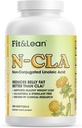 Fit & Lean N-CLA, Kilo Kaybı Tamam, Belly Fat CLA'dan Daha İyi, Boost Metabolism, Supports Lean Muscle, Stimulant Free, Non Conjugated Linoleic Acid, 120 Hizmet (Pazarlama May Vary)