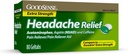 GoodSense Extra Strength Πονοκέφαλος ανακούφιση Geltabs, Acetaminophen, Ασπιρίνη (NSAID) και καφεΐνη, 80 κόμης