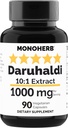 MONOHERB Daruhaldi Extract 1000 mg - 90 Κάψουλες - ινδική μούρα - Berberis Aristata - Daru Haldi