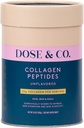 DOSE & CO. Peptides καθαρό κολλαγόνο για μαλλιά, δέρμα & νύχια, χωρίς γεύση - 10 ουγκιά συμπλήρωμα σκόνης