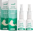 GROWNSY Baby Saline Nasal Spray, 2 PCS Natural Nasal Spray with Xylitol, Non-Alcoholic, Ansal Congestion and Daily Care