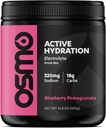 Osmo Active Hydration Electrolyte Toz (20 hizmet) - sodyum, Magnezyum Pyum, Carbs & Vitaminler, Cane Sugar - All Natural, 3X Faster Hydration, Boosts Power & Endurance, Blueberrys