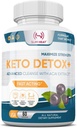Kilo kaybı için Detox Cleanse - Natural Gut & Intestinal Cleanse Pills - Perllium Husk ile Perllium - Keto Detox for Women & Men - Non-GMO, NSF Sertifikalı, ABD'de Yapıldı - 60 Capsules