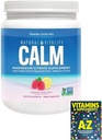 Doğal-Vitality Calm Citrate Toz, Raspberry Lemon Flavor, 20 Ounces+Guide Vitamins Ücretsiz içerir.(Pack 01) Şişe +Guide Vitaminleri