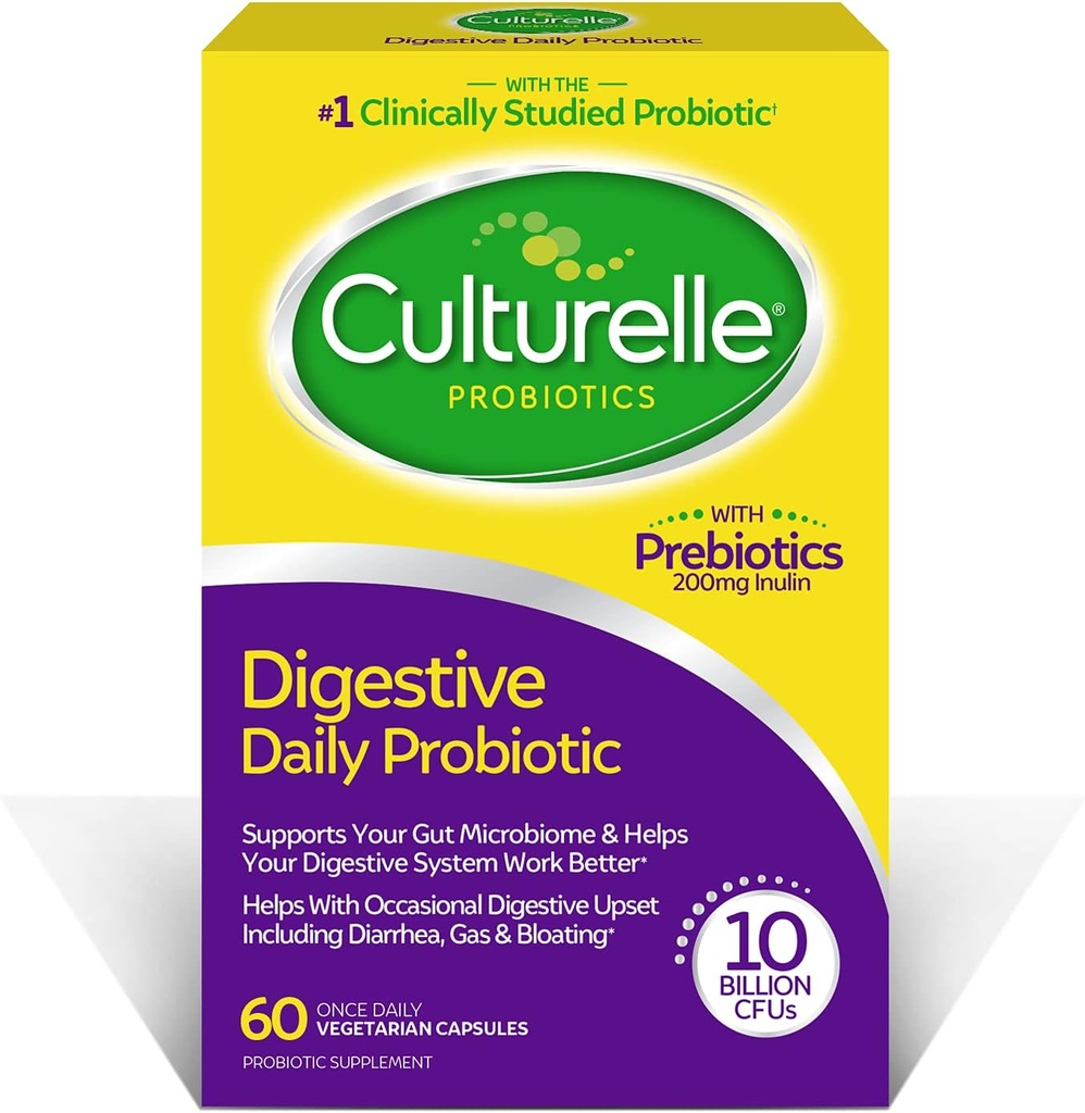 Culturelle Daily Probiyotik, Digestive Health Capsules, 60 Count