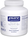 Pure Encapsulations Women's Nutrients 40+ - Kadınlar için Çokvitamin 40'tan Fazla Sağlık, Kadın Hücre Sağlığı ve Göz Dürüstlüğü* - C vitamini, E & A - 180 Capsules