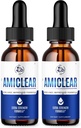 (2 Pack) Amiclear Drops - Resmi Formula - Amiclear Sağlıklı Destek Supplement Ami Clear Advanced Drops, Amiclear Alternative to Pills Supplement Drops Ami Clear Drops New Formula 2023 (2 Şişe)