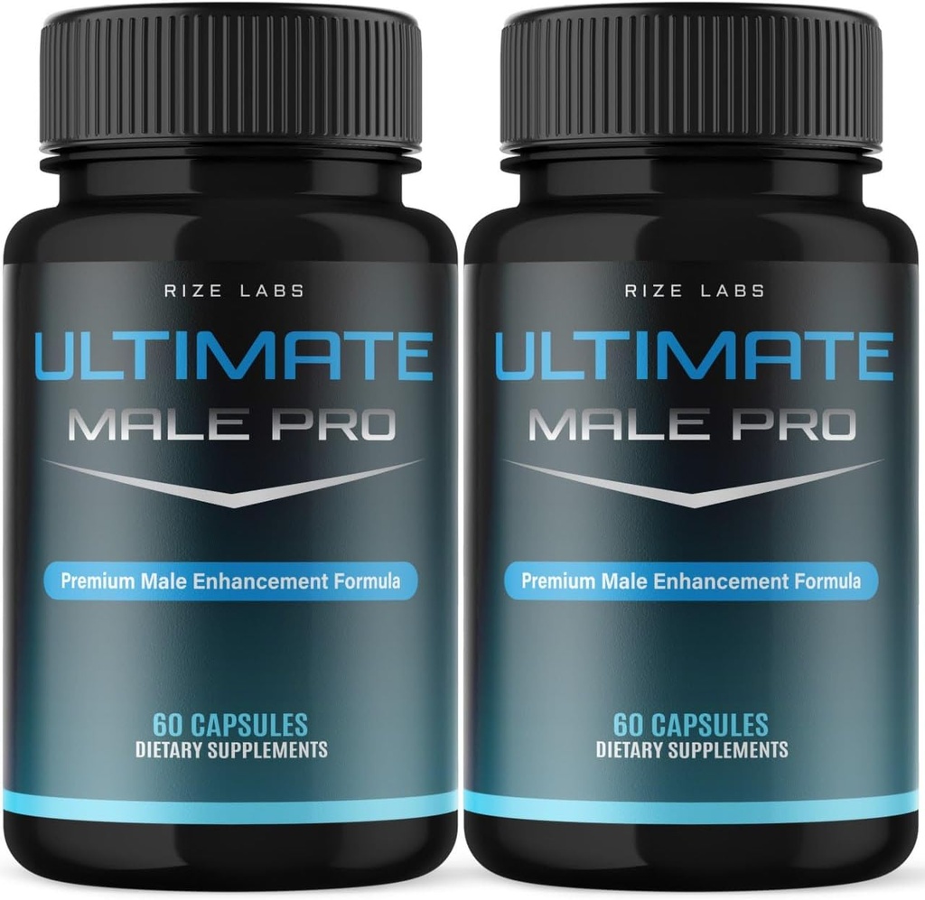 (2 Pack) Ultimate Male Pro Capsules for Men, Ultimate Male Extreme Supplement,All-Doğasal Bir Aktif Yaşam Tarzı, UltimateMalePro İncelemeleri (120 Capsules)