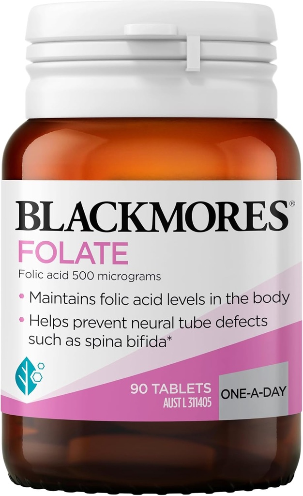 Blackmores Folate 500mcg 90 δισκία Φολικό οξύ
