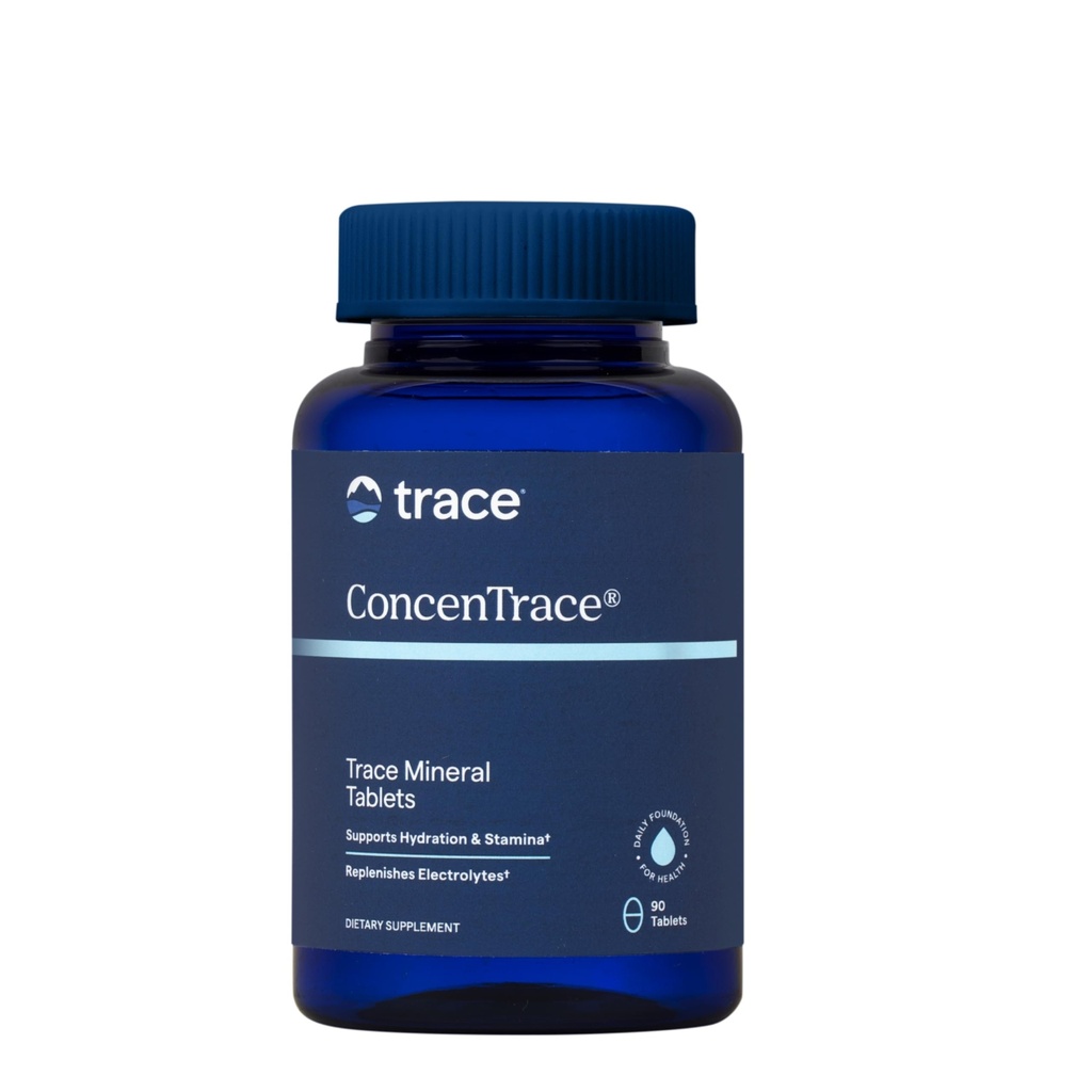 Trace Minerals ConcenTrace Trace Minerals Tablets - Καθημερινή συμπλήρωμα για τη συνολική ευεξία - Φυσική ενέργεια, δύναμη των οστών, υγιή συνδετικό ιστό & ανοσοποιητικό σύστημα Υποστήριξη - 90 κόμης (30 εξυπηρετεί)
