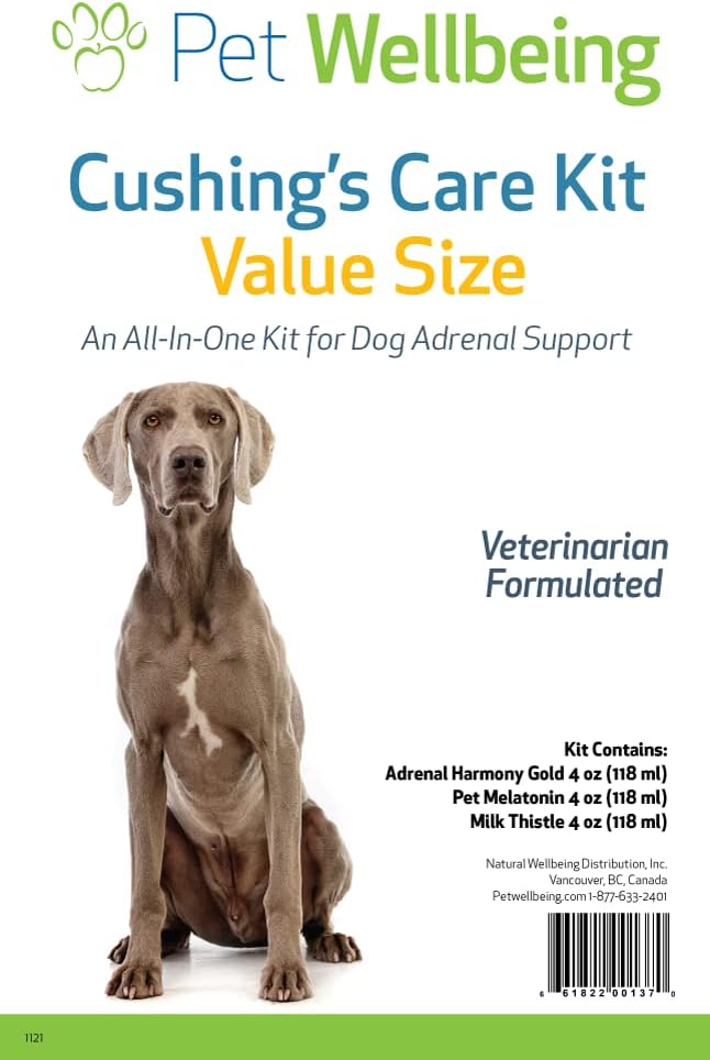 Pet Wellbeing Adrenal Care Kit για σκύλους - Πλήρης Adrenal Υποστήριξη & Cortisol Ισορροπία για σκύλους - Κτηνιατρικό-Σχηματισμένο μέγεθος αξίας