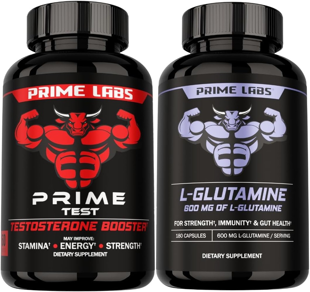 Prime Labs Prime Test + L Κάψουλες Γλουταμίνης