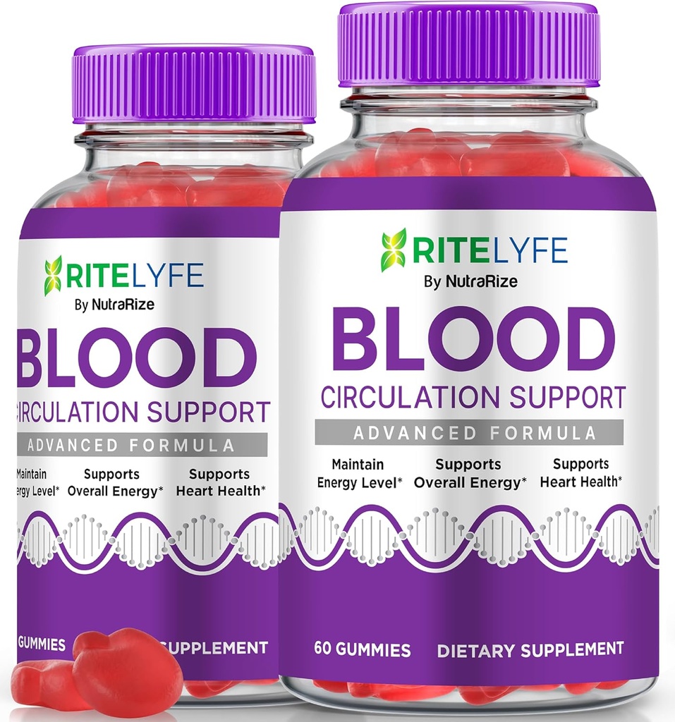 NutraRize (Pack of 2 RiteLyfe Gummies, All Natural Stabilizer to Reservate Stable Healthy Levels and General Wellness, Premium Formula RiteLyfe Gomitas Review (120 Gummies)