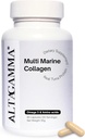 Deniz Collagen, - Kadınlar ve Erkekler için Deniz Collagen - Multi Collagen, - Saç, Skin, Nails & Ortaklar - Multi Collagen Protein & Vitaminler - Organik Collagen,, 60 Collagen Capsules