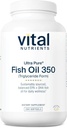 Vital Nutrients Ultra Pure® Fish Oil 350 | Supports Heart, Brain, & Immune Health* | Sustainable Sourced EPA & DHA Omega-3 Fatty Acid | Lemon Flavor | Gluten, Dairy, Soy Free | 200 Softgels