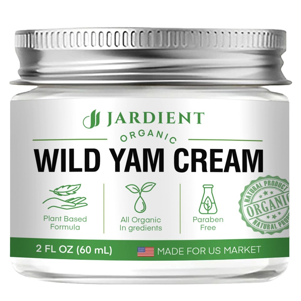 Vahşi Yam Krem Hormon Dengesi: Menopause Relief & Menstrual Support Like Hot Flashes Night Sweats -2 Oz