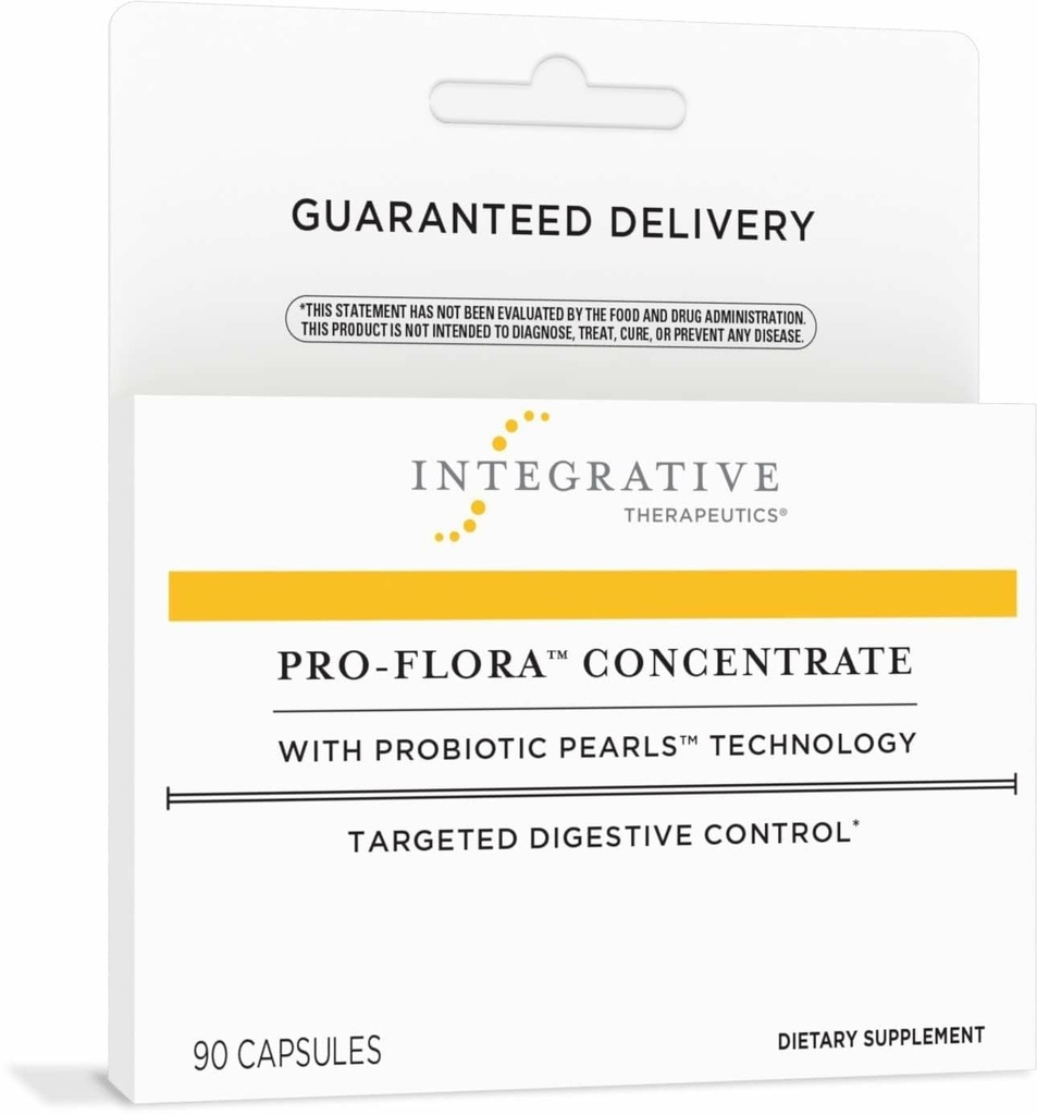 Bütünleştirici Tedaviler Pro-Flora Yoğun - Gastrointestinal Destek için Potent Supplement*- Digestive & Intestinal Health Support* - Probiyotik Flora - 90 Capsules (90 hizmet)