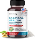 CORTISOL Υγεία - Ashwagandha Μαγνήσιο Rhodiola St. John's Wort - Υποστήριξη Αποκατάσταση, Ενεργειακά Επίπεδα, Εγκεφαλική Ευεξία 180 ημερών Προμήθεια - Κατασκευάζεται στις ΗΠΑ