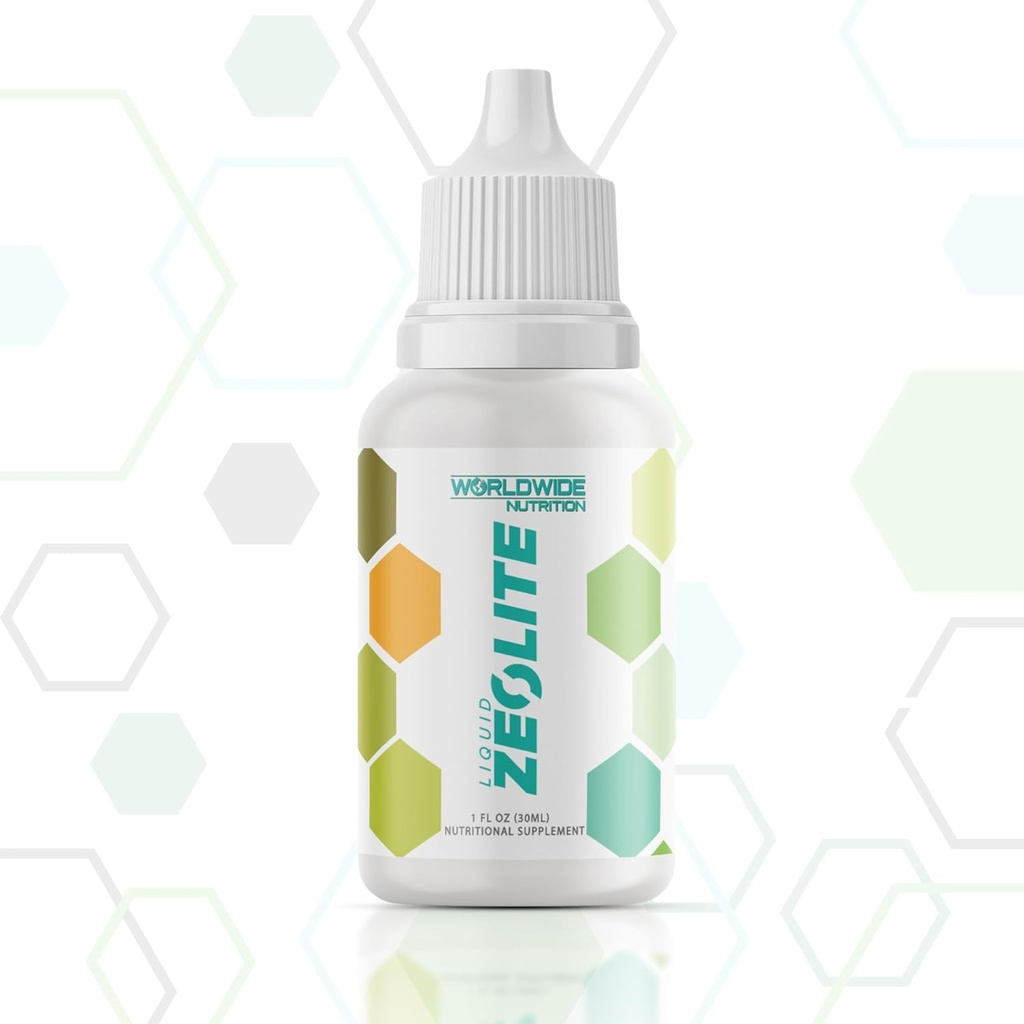 Dünya Beslenme Sıvı Zeolit Ölçeği - Zeolit Sisteminizi Temizleyin - Doğal Enerji ve Gut Health Supplement - pH Dengesini Teşvik - 1 fl oz (60 konteyner başına hizmet eder)