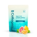310 Nutrition Hydrolyzed Collagen Peptides Σκόνη για γυναίκες & άνδρες - Grass-Fed Collagen Συμπλήρωμα w/Hyaluronic Acid, Resveratrol, βιταμίνη C, D & E για το δέρμα, τα μαλλιά και τα νύχια - 30 SRV Unflaved