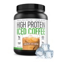 Υψηλής πρωτεΐνης καφέ, Keto φιλικό, 18g πρωτεΐνης, 2g υδατάνθρακες, φυσικά συστατικά (18 σερβιρίσματα, σοκολάτα Παγωμένο καφέ)