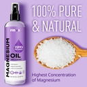Fidus% 100 Saf Magnezyum Yağı Lavender ile Kombine - Büyük 8 fl oz Topical Magnezyum Chloride ayakları için, Antik Zechstein Seven Seabed Minerals