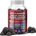 Sugar Free Zeolite Detox Gummies Shilajit Saffron Probiyotiks Chlorella Psyllium Husk Saffron Senna Leaf Magnezyum Citrate çinko Milk Butle Heavy Metal Çocuk Yetişkin Enerji ve Focus