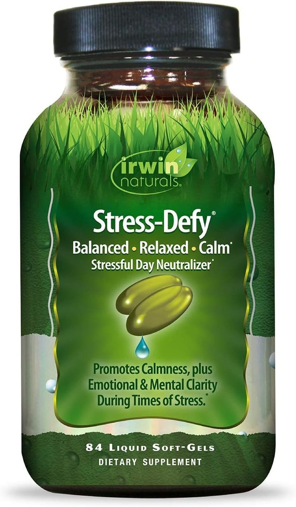 Irwin Naturals Stress-Defy 84 Softgels