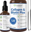 Sıvı Collagen & Sıvı Biotin BiyoPerine For Betterd Abvitamin - 1000006 Collagen Liquid & 500006 Biotin Sıvı - Kadınlar için Sıvı Kolajn - 4 Ay Biotin Ve Collagen Supplements