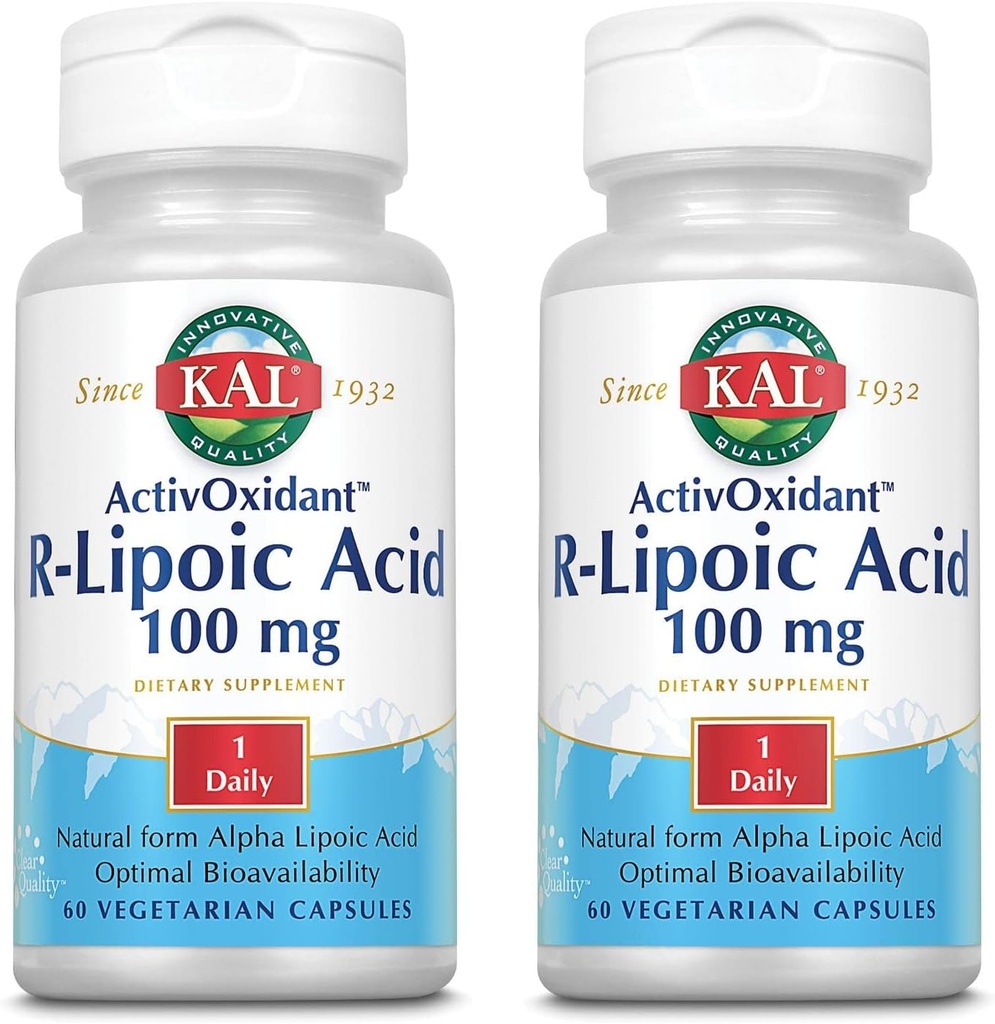 KAL 100 Mg R-lipoic Acid Activoxy Tabletleri, 60 Kont | 2 Paket