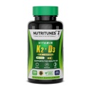 D3 K2-5000 IU D3 & 100 mcg K2 MK-7 - Bone, Heart & Immune Health - K2 D3 Vitamin Tamam - 120 Softgels, 4 Ay Supply