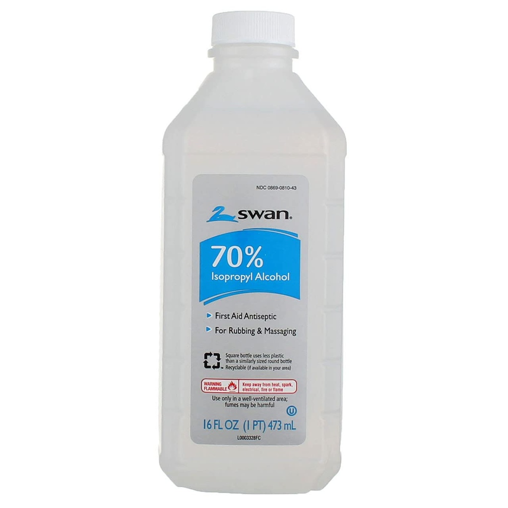 Vi-Jon Swan Ισοπροφυλικό Αλκοόλ, 70% 16 Fl Oz